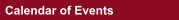 Calendar of Events